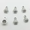 200 pz lady beetles pendenti con ciondoli animali accessori per gioielli retrò fai da te ciondolo in argento antico per orecchini braccialetto portachiavi 11 * 8mm