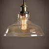 Retro Glass Pendant Lamp Creative Smoke Amber Suspension Light Hotel Bar Shop Cafe Dinning Room American Style Hanging Lighting