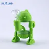 SILICLAB Siliconen waterpijpen Waterpijp Dab Rig 53quot Robot Siliconen pijpen Olieplatforms Wax Heady Pipes Cool Bong Heady Beaker B6108192