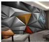 Moderne dreidimensionale polygonale dreidimensionalen Raum Farbe europäischen 3D-Hintergrund Wand 3d wallpapers