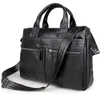 Designer-Men's Bag with Cowhide Head, Hand-held Bill of Lading, Shoulder Slanting Business Briefcase