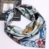 NEW Luxury Designer Small Square Scarf 100 Real Silk Scarf Head Scarves And Shawls Wraps Hijab Headband Bandana Neckerchief Neck 8760717