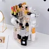 Removable Cosmetics Storage Box Large Desktop 360-degree Rotating Profession Makeup Organizer Acrylic Jewelry Container 2 colors209n