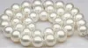 18 "Mar del Sur 10-11 MM blanc collier de perles