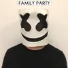 Marshmello Mask Face Hat Marshmello DJ Concert Props Earphone Halloween Christmus Music Pillow Adult Kids Present Headgear DH1164-1