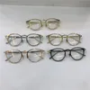 Nuovi occhiali ottici da stilista 0021 montatura in metallo cat eye lenti trasparenti in stile semplice e moderno retrò possono essere lenti trasparenti da prescrizione