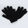 18 couleurs écran tactile doigts gants couleur pure mitaines tricotées unisexe conception hiver garder au chaud prix de gros