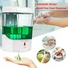 Wall Mounted Sensor Liquid Soap Dispenser Touchless Automatic Soap Dispenser 700ml Sensor Dispenser Bathroom Accessories CCA12199 30pcsN