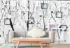 photo wall murals wallpaper Modern abstract tree branch art TV background wall