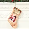 New Creative Christmas Stockings Santa Claus Snowman Elck Christmas Tree Ornaments Home Party Decoration Children Candy Bags Gifts
