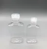 60ML Empty Alcohol Refillable Bottle Easy To Carry Clear Transparent PET Plastic Hand Sanitizer Bottles for Liquid E Juice