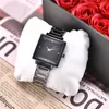 Square High Fashion Lady Watch inossidabile donna di lusso di lusso di alta qualità in acciaio affascinante regali affascinanti goccia relogio masco6711566