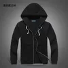 Mens Polo Jacket Hoodies Sweatshirts Autumn Solid Casual Animal Embroidery Sport Jackets dragkedja Långärm 2023 Tidvattenström