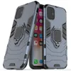 Coque de protection avec anneau de support et béquille, armure robuste double couche pour iphone 12 mini 11 PRO MAX, 600 pièces/lot