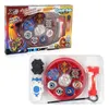 4PCSSET BEYBLADE ARENA STADIUM STADIUM METAL FUSION 4Dバトルメタルトップフューリーマスターランチャーグリップ子供クリスマスT1910197545025