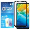 Neueste schwarze Rahmen voller Größe Screen Protector gehärtetes Glas für Motorola Moto G10 G30 G100 Defy 2021