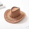 2019 mode nouveau décontracté en plein air unisexe Cowboy respirant marée personnalité visière plusieurs couleurs adulte casquette chapeau de soleil
