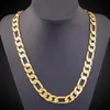 14k solid gold figaro chain