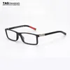 Al por mayor- 2017 retro moda hombres marca TAG Hezekiah gafas deportivas metal TH0512 marco de gafas nerd Marco de memoria mujeres