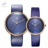 Shengke marque Quartz Couple montre ensemble montres en cuir pour amoureux hommes et femmes montres ensemble Relojes Parejas221P