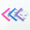 12PCS 28 * 28CM Color Tooth Side Printing Ladies Handkerchief Lotus Leaf Small Handkerchief Square Scarf Cotton Crescent Side