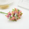 Körsbärsblommor Konstgjorda blommor för bröllopsdekoration Brudbukett Handikraft Diy Wreath Presentförpackning Scrapbooking Fake Flower