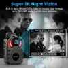 BOBLOV WN10 1080P HD Body Cam Portable IR Night Vision Police Camera 175 Degree Security 64GB Mini Camera DVR Video Recorder277H230D