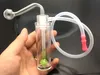 Draagbare Mini Warder Bong Hoofddienst Water Bong Onbreekbare Acryl Waterpijp DAB Oil Rig Bongs met 10mm Mannelijke Oliebrander Pijp VS Mini Glass Bong