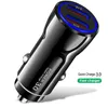 Chargeur rapide 3.0 Chargeur de voiture USB 3.1A Metal Car-Charger Mobile Phone Car Chargeur USB Charge Auto Charge 2 Port pour Samsung Huawei