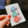 23PCSet Cute Girl Cloud Lollipop Rainbow HairPins Cartoon Bobby Pin Clips For Girl