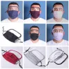 2 i 1 ansiktssköldmask Anti damm ansiktsmaskar Full ansiktsskydd Anti dimma tvättbar återanvändbar munskydd PM2.5 Skyddsmask 100PC RRA3120