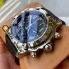 Новый 45мм Pilot Chronograph IB011012.B957 AB011012 Кварцевые Мужские часы Секундомер Роман Марк Стальной корпус коричневый кожаный ремешок Часы Hello_watch