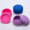 Macaron Contenitore in silicone Dia 53mm 4 pezzi per scatola Contenitori in silicone Contenitori per cera Dabs Contenitori per erbe secche FDA Contenitori in silicone Box Vaporizzatore