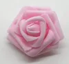 7 cm PE Foam Rose Flor artificial Cabezales para guirnaldas de bricolaje Decoración de eventos de boda Home Garden Suministros decorativos coloridos GB1237