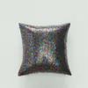Glitter sjöjungfru paljetter kudde fodral lyx soffa kudde täcker dekorativa kuddar 4040 skivrosa guld kudde täckning8588439