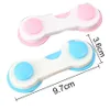 Kids Safety Pink Blue Koelkast Deur Loc Home Gebruik Bescherming Kinderen Ladedeuren Locks Baby Child Plastic Simple Lock DH0918