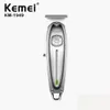 Kemei KM-1949 Профессиональная машинка для стрижки волос Цельнометаллическая мужская электрическая беспроводная машинка для стрижки с Т-образным лезвием 0 мм5930953
