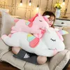 25100cmkawaii Unicorne en peluche jouet doux en peluche en peluche douce pavillon animal toys pour enfants