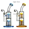 Blu spesso alto grande vetro narghilè da 10 pollici dab rig Fumatori 14,4 mm banger Dabber Rig Pipa ad acqua Tubi inebrianti