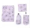 190T Polyester Imperméable Extra Large Pliable Sacs À Provisions Réutilisable Écologique Imprimé Cadeau Sac 4pc Ensemble