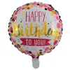 18" Foil balões de hélio Partido Feliz Aniversário Supplies 50pcs 1 lote Decorações do partido de aniversário de alumínio balão 30style KKA7571