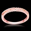 Mode ewige anillos mujer bague aros Rose Gold gefüllt Studs Finger Schwanz Ring-Kupfer-Ringe für Frauen