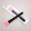 Cepillo de máscara de silicona para máscara de barro shills Pinceles de maquillaje Pinceles de maquillaje profesional Herramientas cosméticas para polvos faciales de base 5 colores