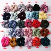 Saten Katı Saç Scrunchies Kadınlar Elastik Saç Bantları Sıkı Scrunchie Kızlar Şapkalar İpeksi Döngü At Kuyruğu Tutucu 30 Renkler