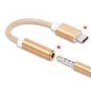 12CM Audio Adapter Male Type-C to 3.5mm Jack Female Audio AUX Cable Covertor For Nexus 5X 6P / OnePlus 2 / Lumia 950 950XL1