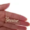 Ava Naam Ketting Hanger voor Vrouwen Vriendin Geschenken Aangepaste Naambord Kinderen Beste Vrienden Sieraden 18k Vergulde Roestvrij Stalen Hanger