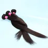 straight human hair 3 or 4pcs virgin hair extensions cheaper 100g one piece hair bundle free dhl