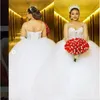 Африканские свадебные платья чистые драгоценные камни роскошные блюда из бисера с длинным рукавом свадебные платья сексуальные спины и размер свадебные платья