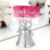 Creative Metal Memo Clip Bell Shape Place Card Holder Wedding Party Table Decoration Free Shipping WB1384