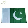 Flagge der Islamischen Republik Pakistan, 3 x 5 Fuß (90 x 150 cm), Polyester-Banner, Dekoration, fliegende Hausgarten-Flagge